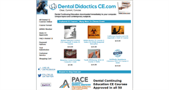 Desktop Screenshot of dentaldidacticsce.com